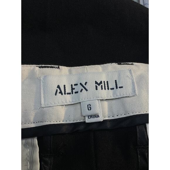 Alex Mill 'Suit' Black Pleat Pant Size 6 - Picture 4 of 5